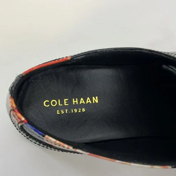 Cole Haan Original Grand w/ Tip Floral Print Lace-Up Oxford Shoes Women’s size 7 - Picture 9 of 16